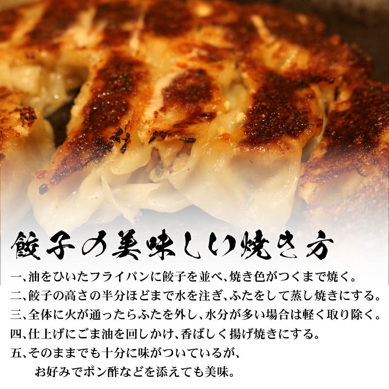 餃子 ヤマジュウの特選！四万十ポーク手作り餃子６０個_イメージ4