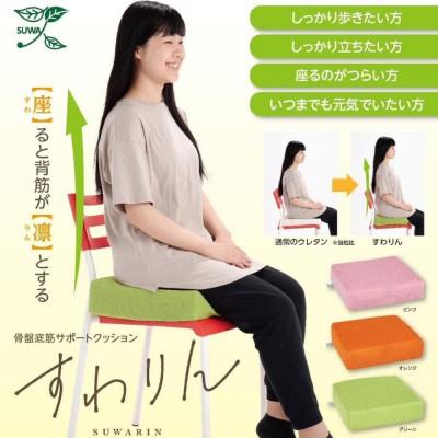 ふるさと納税 伊勢崎市 骨盤底筋サポートクッション『すわりん(R)』　カラー:グリーン
