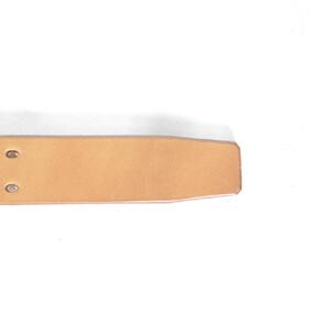 天神ワークス/レザーベルトBE404/ OLIVE〈32インチ〉