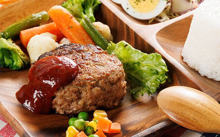 がばいうまか！佐賀牛入り ハンバーグ 15個 | たっぷり ハンバーグ 100g×15個 冷凍 個包装 九州産 豚 国産 玉ねぎ _b-475