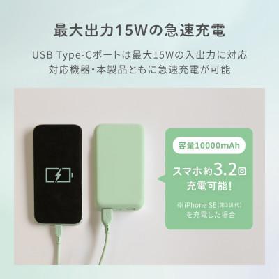 ふるさと納税 海老名市 (オウルテック) 軽量196g 10000mAh 小型軽量モバイルバッテリー ミストグレー |  | 03