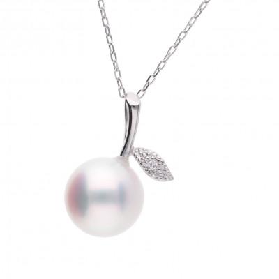 ふるさと納税 神戸市 【姫果】無調色 アコヤ真珠 ダイヤモンド PT900 ダイヤモンド ペンダントトップ |  | 01