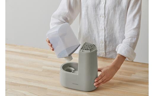 スチーム式加湿器 120ml　AHM-H12B-Hミストグレー