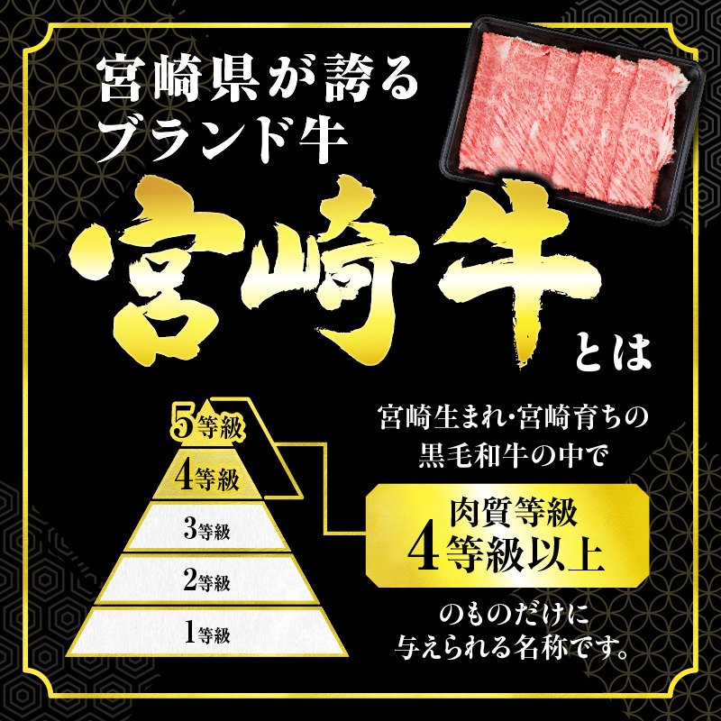 S-BB141-24_≪内容量が選べる≫数量限定 宮崎牛 肩ロース スライス 400g 800g 肉質等級4等級以上 牛肉 黒毛和牛 国産 食品 おかず 最高級 ブランド牛 宮崎県 日南市 送料無料_
