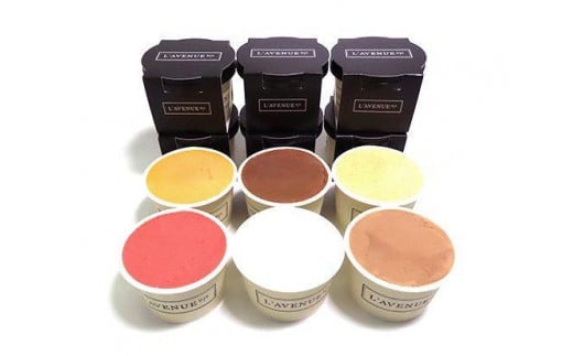 
【着日指定必須】L’AVENUE（ ラヴニュー ）グラス エ ソルベ 〈アイスクリーム＆シャーベット 12個入り〉GLACE ET SORBET 12PIECE
