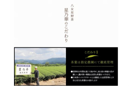 八女星野茶 星乃悠 玉露・煎茶・かぶせ茶 詰合せ【C-131】星乃華 高級 ギフトセット 高品質 お茶 茶