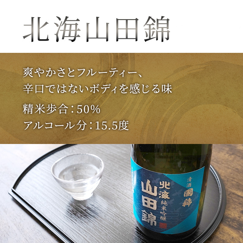 純米吟醸 国稀酒造 北海山田錦 720ml 日本清酒 千歳鶴 特別純米 山田錦 720ml 2本 山田錦使用 北海道産 大吟醸 日本酒 お酒 酒 アルコール ギフト 贈り物 プレゼント 北海道 芦別市