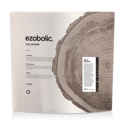 ふるさと納税 下関市 【黒ごま風味】 ソイプロテイン 3kg EZOBOLIC LG301-soyF