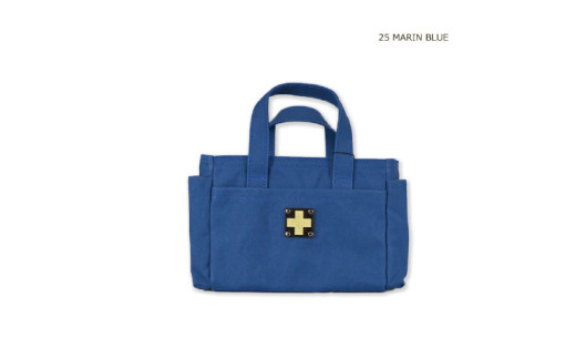 木の庄帆布 ミルクトートバッグ K-KHG-MT02T　#25 MARIN BLUE - 日常からゴルフのラウンドまで幅広く使えるトート
