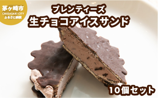 湘南茅ヶ崎の人気店 プレンティーズの生チョコアイスサンド【のし有】