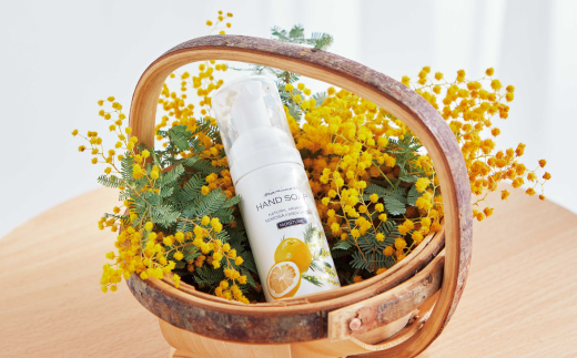 【 ミアミモザ 】 ミアミモザ ハンドソープ 50ml 1本 天然香料 が ふんわり 広がる クリーミー 泡 手洗い 洗浄 液体 石鹸 石けん せっけん ギフト プレゼント 贈答 贈り物 美容 コスメ