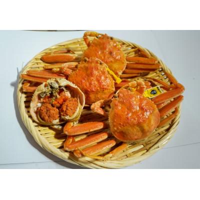 ふるさと納税 美浜町 ＜冷蔵でお届け＞食べ切数量!全て地物!冬の味覚　旬のセイコガニ(3匹計420g)食べ方カラー説明書付
