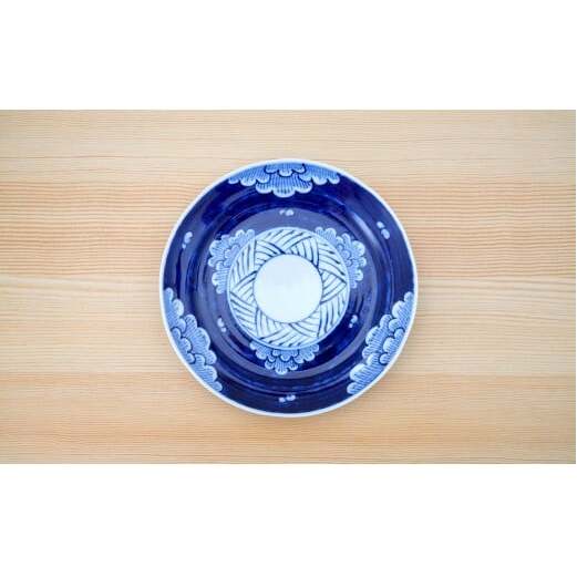 そうた窯 外濃三方牡丹6.5寸皿 2枚セット A35-67_イメージ3