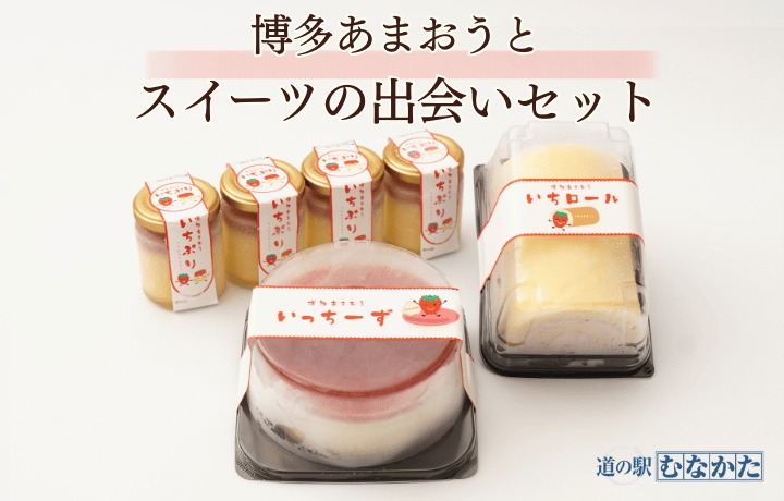 HA1835_博多あまおうとスイーツの出会いセット【道の駅むなかた】