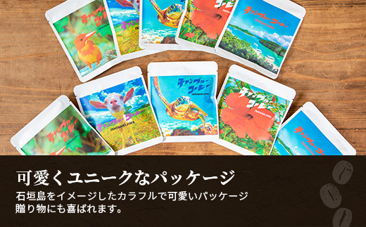 ⽯垣島産コーヒー⾖MIXブレンド ドリップパック10個セット　IW-1 【沖縄県石垣市 沖縄 沖縄県 琉球 八重山 八重山諸島 石垣 石垣島 送料無料 コーヒー チャンプルー コロンビア グアテマラ 