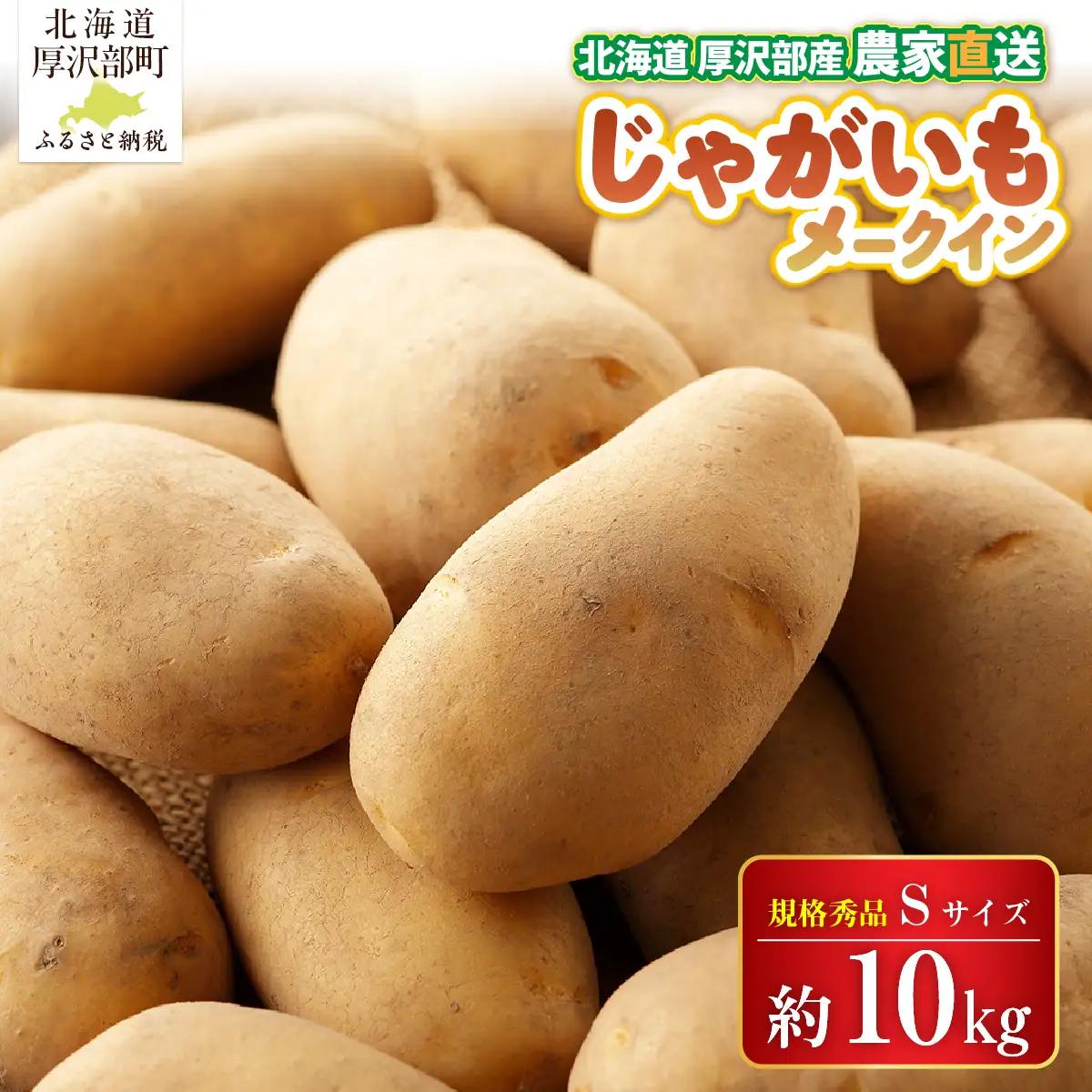 【2026年9月下旬より発送】北海道厚沢部町産 メークイン 約10kg【規格秀品Sサイズ】 ASO029