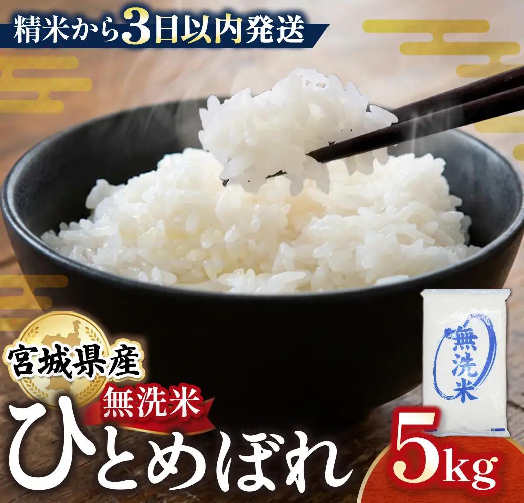 【令和7年産】ひとめぼれ 無洗米 5kg ｜ ひとめぼれ