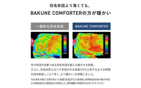 BAKUNE Comforter Warm( セミダブル ) 掛け布団 寝具 布団