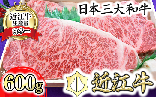 極上近江牛サーロインステーキ【600ｇ（200ｇ×3枚）】【AG01W】