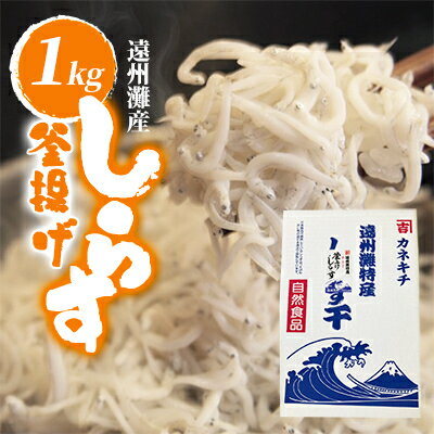 【ふるさと納税】遠州灘産釜揚げしらす1kg_ しらす 釜揚げ 海鮮 釜揚げシラス 人気 おすすめ 送料無料 贈答 ギフト プレゼント 冷蔵 ごはんのおとも おつまみ 【配送不可地域：離島】【1419534】