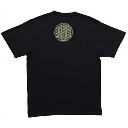 Tシャツ フラワー・オブ・ライフ 姫川薬石 ネイビー (半袖 Lサイズ)【1619392】