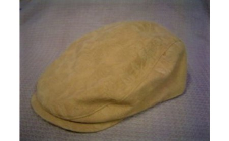 遠州ジャガード織ハンチング（方広寺の杉染め） ファッション小物 帽子 民芸品 工芸品  size:S