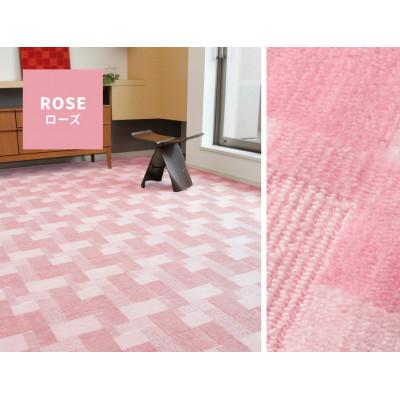 ふるさと納税 泉大津市 日本製　抗菌　カーペット　ローズ　1枚　3帖　約176×261cm　600003930型