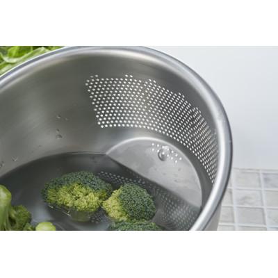 ふるさと納税 燕市 3WAY 水切りボウル & ステンレスボウル 3PCS　二合ミニボウル2個付き(全6点セット) |  | 02
