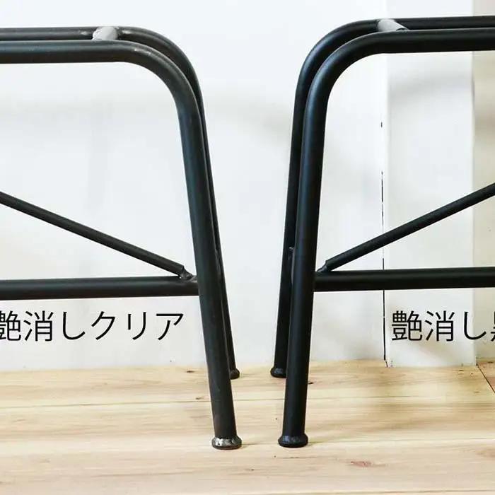 【W900】アイアンベンチ(木部：クリア 　フレーム：艶消しクリア)オーク 無垢材 家具