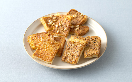 山形ラスク研究所 山形小麦ラスク 3缶セット (チーズ、南蛮味噌、黒豆ごま味噌) 『菓子工房 白いくも』 山形県 南陽市 [1196]