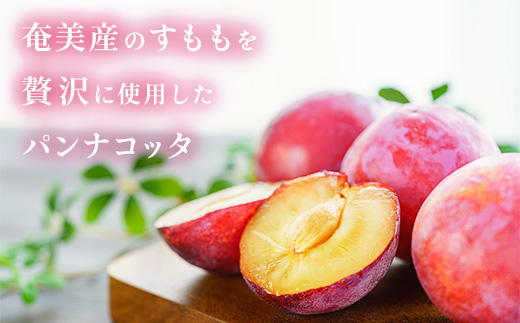 プリン専門店 che「すももパンナコッタ」（4個入り）こだわり 素材 人気 スイーツ デザート 洋菓子 奄美大島 宇検村 鹿児島【プリン専門店che】