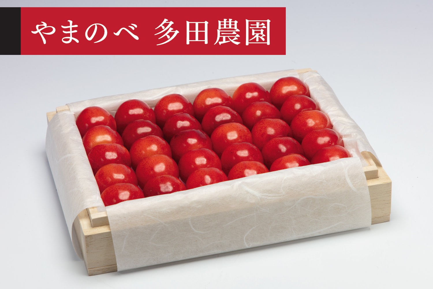 
                  《先行予約》2027年 山形県産 特選やまがた紅王 桐箱詰約300g やまのべ多田耕太郎のさくらんぼ tn-ybxxk300
                