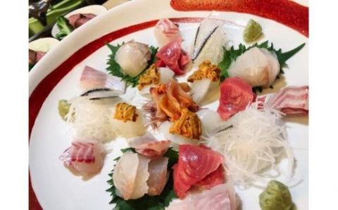 大将おまかせでご用意させていただきます。 万代の大将おまかせコースお食事券（1名様分）