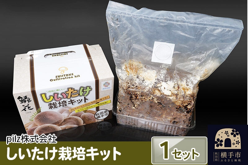 
ご自宅でブランド椎茸を栽培！しいたけ栽培キット
