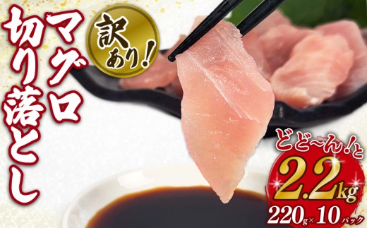 訳あり マグロ 鮪 切り落とし 計2.2kg 220g × 10パック 外湾漁業協同組合 国産マグロ 天然マグロ ビンチョウ キハダ メバチ クロ 刺身 刺し身 簡易包装 わけあり 魚 魚介 国産 天然 三重 南伊勢町 伊勢 志摩 二万円 20000円