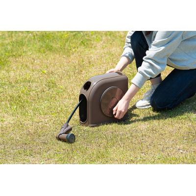 ふるさと納税 大河原町 フルカバーホースリール スリムHG ダークブラウン 10m アイリスオーヤマ[53752958] |  | 02