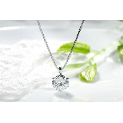 ふるさと納税 昭和町 【0.5ct】pt900 一粒 ダイヤモンド ネックレス 【Hカラー】【中央宝石研究所ソーティング】 |  | 03