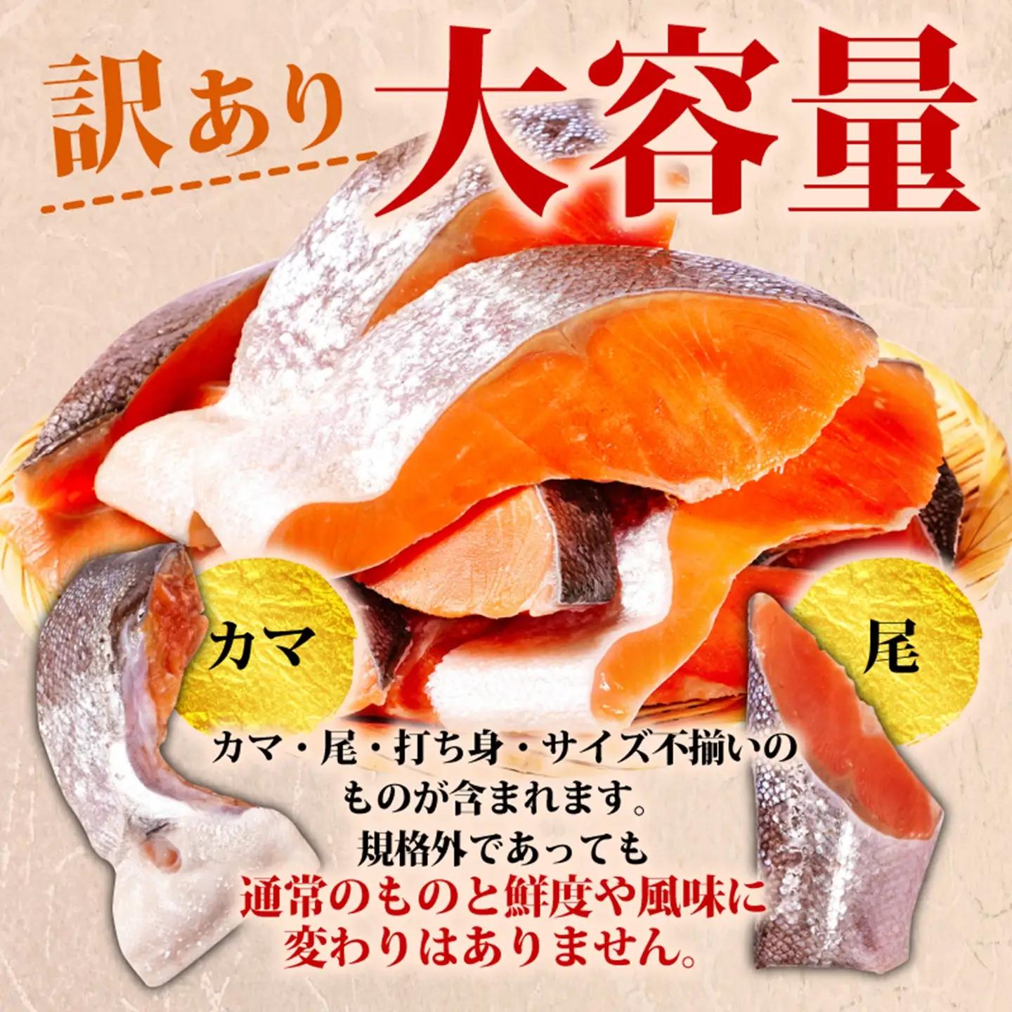 訳あり 厚切 国産銀鮭 切り身 1.4kg 銀鮭