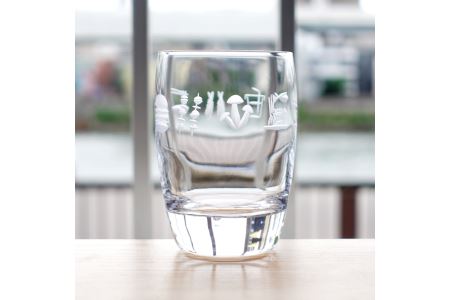 浅草切子 食べ物グラス