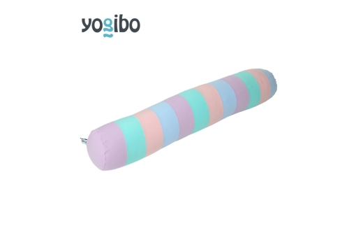 ビーズクッション ヨギボー ロールマックス レインボー パステル Yogibo Roll Max Rainbow 抱き枕 特大 ロングクッション 洗えるカバー おしゃれ ギフト プレゼント 贈り物 結婚祝い 誕生日 おすすめ [№5385-1558]