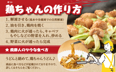 萩屋ケイちゃん 大人の灼熱セット　ピリ辛みそ味・カレー味・幻のコショウ味（各230g×2）計6パック 冷凍配送 けいちゃん 鶏ちゃん【10-8】
