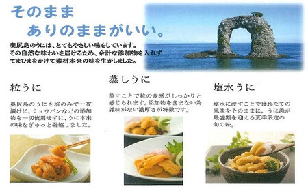 奥尻産うに食べ比べ【小】 【 ふるさと納税 人気 おすすめ ランキング うに ウニ 雲丹 海栗 粒うに 粒ウニ うにルイベ ウニルイベ 蒸しうに 蒸しウニ 北海道 奥尻町 送料無料 】 OKUK005