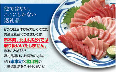 【串本町×北山村】本マグロ（養殖）トロ＆赤身セット500ｇ【8月発送分】【nks110D-8】