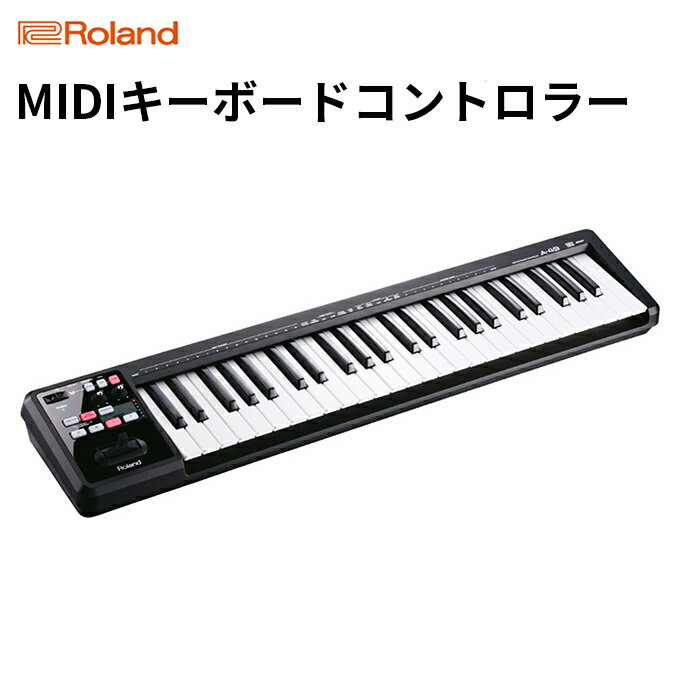 【ふるさと納税】【Roland】MIDI キーボード　コントローラー　A-49-BK【配送不可：離島】 雑貨 日用品
