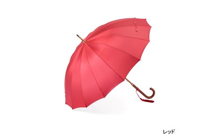 【前原光榮商店】婦人用雨傘 トラッドクラシコ〈手元：寒竹〉(カラー：レッド）
