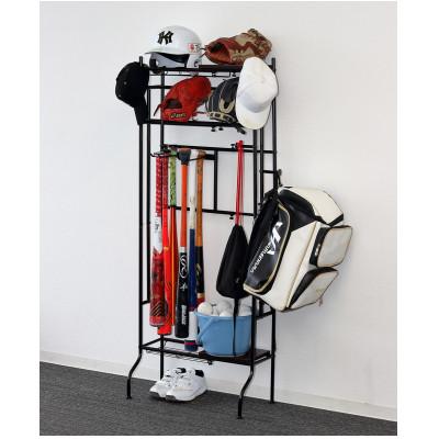 ふるさと納税 海南市 スポーツ用品ラック　ブラック |  | 01