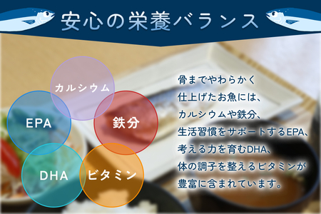 骨まで食べられるさかな 焼魚3袋セット（3種×各1袋）｜鳥取 岩美 魚 焼魚 煮魚 長期保存 【24053】