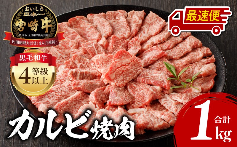 
                  【最速便】【チョイス限定】宮崎牛 カルビ焼肉 500g×2 合計1kg | カルビ 焼肉 焼肉用 1kg 2パック 牛肉 肉 お肉 精肉 国産牛 ブランド牛 和牛 黒毛和牛 カルビ 牛カルビ 小分け パック 使い勝手 冷凍 焼肉 BBQ アウトドア キャンプ 国産 宮崎県産 和牛 お取り寄せ 家庭用 グルメ おすすめ 人気|_M243-010-SKU
                