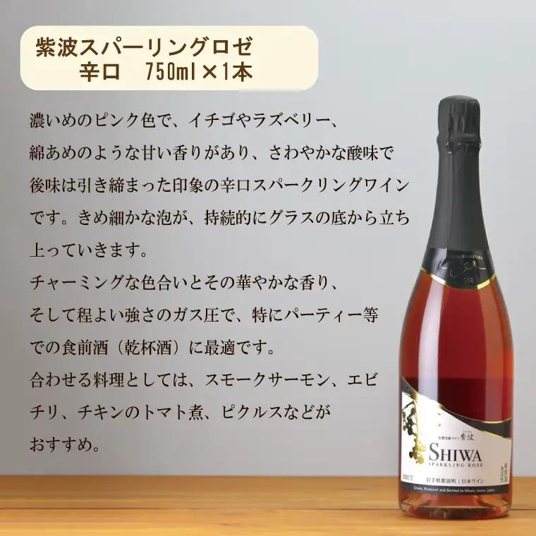 ワイン 紫波スパークリング ワイン 白・ロゼ２本セット AL065-1