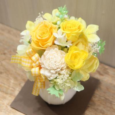 ふるさと納税 ふじみ野市 花のんオリジナル　プリザーブドフラワー(イエロー・オレンジ系) |  | 02